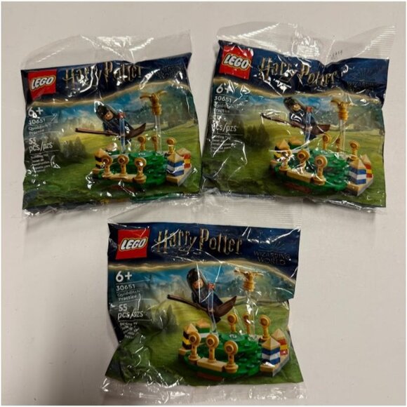 LEGO 3Pk Harry Potter Quidditch Practice Polybag Set 30651 - Picture 1 of 5